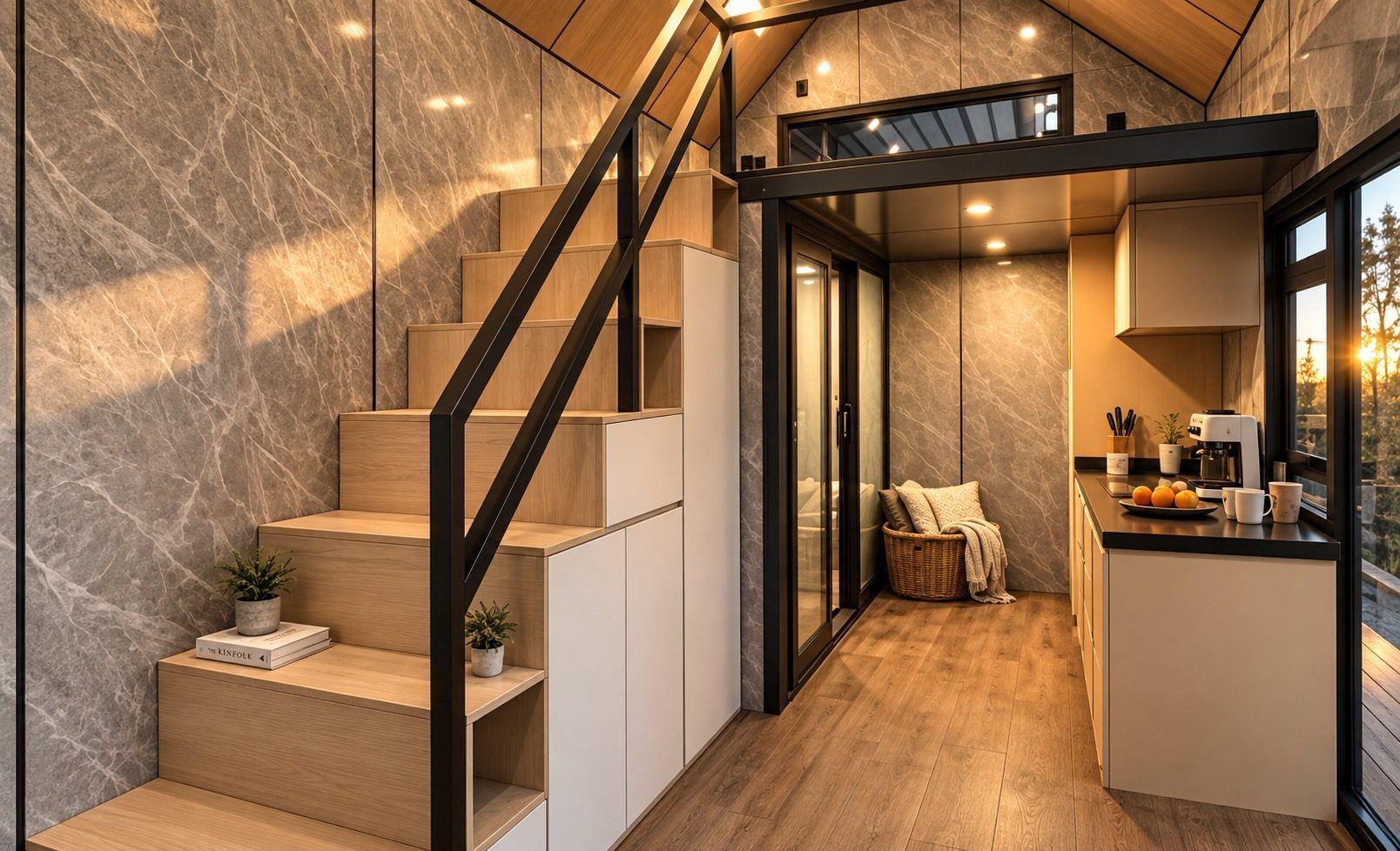 Nöma Mono — escalier intérieur