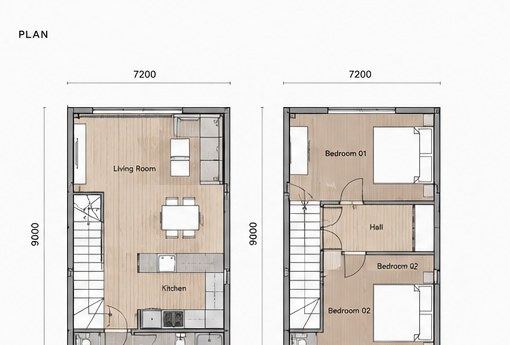 Plan coté de Nöma Axis