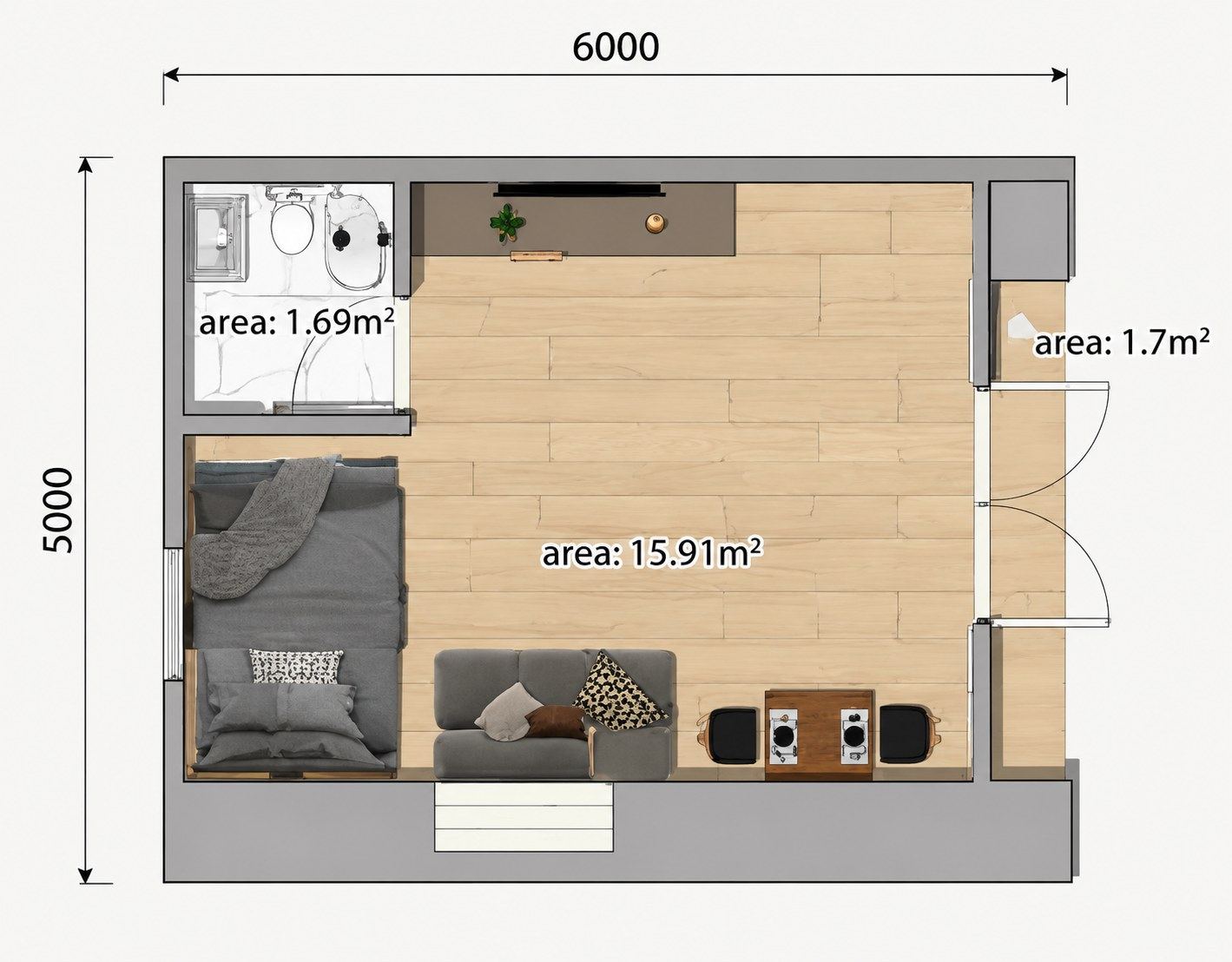 Plan coté de Nöma Frame